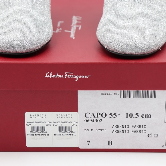 Salvatore Ferragamo Capo Flower Heel Ankle Booties - Picture 7 of 7